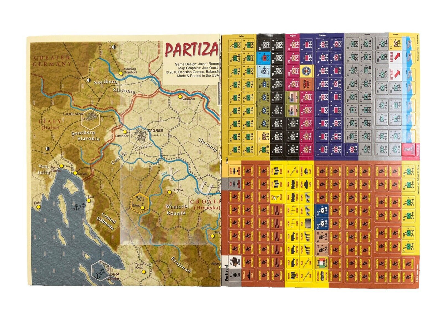 World At War Magazine #16 With Tabletop Game - Partizan! The War In Yugoslavia