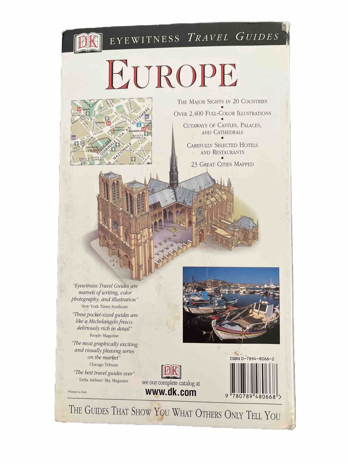 Eyewitness Travel Guides: Europe By Dorling Kindersley 2002