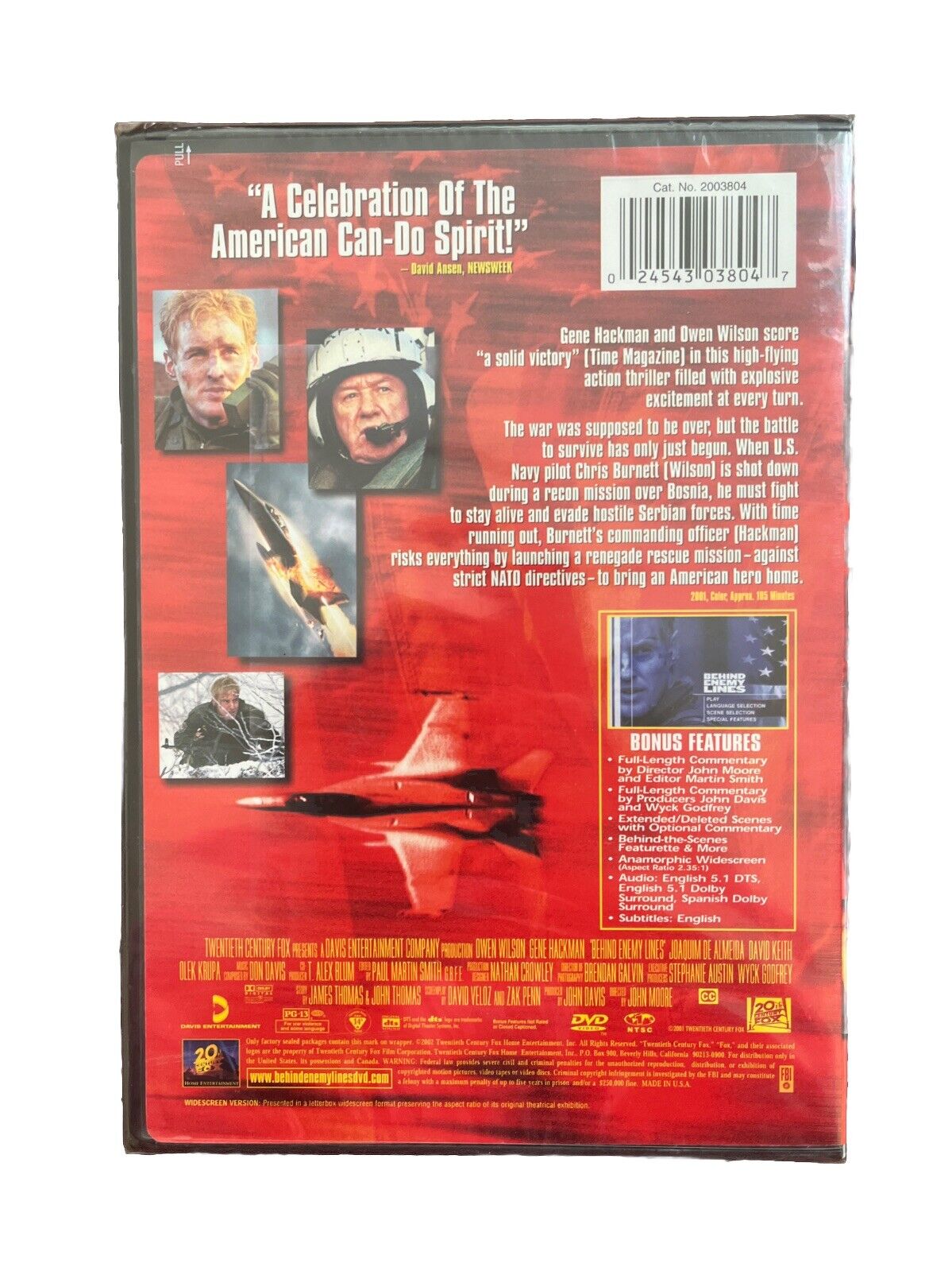 Classic War Movie Behind Enemy Lines Extended And Deleted Scenes M5-FF