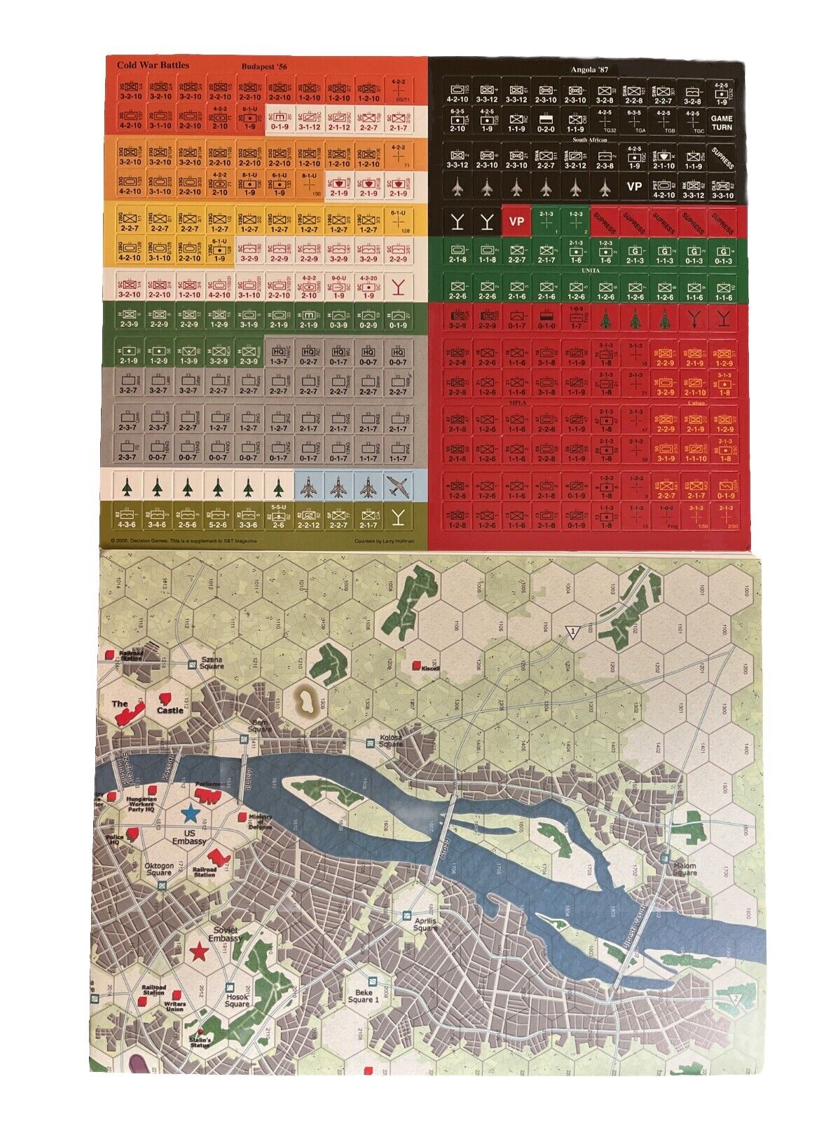 Strategy & Tactics Mag #235 With Board Game The Cold War: South Africa VS. Cuba