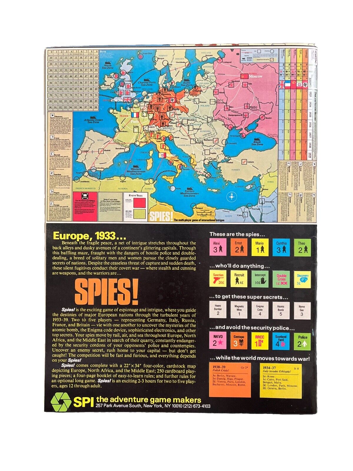 Collectable Vintage SPI Strategy&Tactics Wargaming Magazine #87 - The Desert Fox
