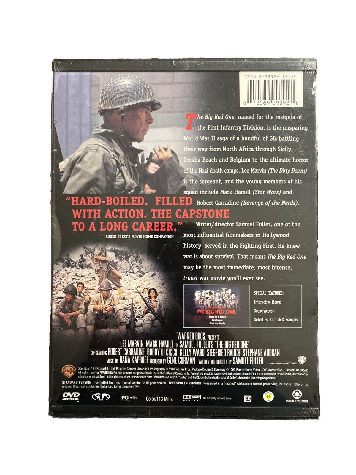 Collectable Samuel Fuller’s The Big Red One WWII Military Movie