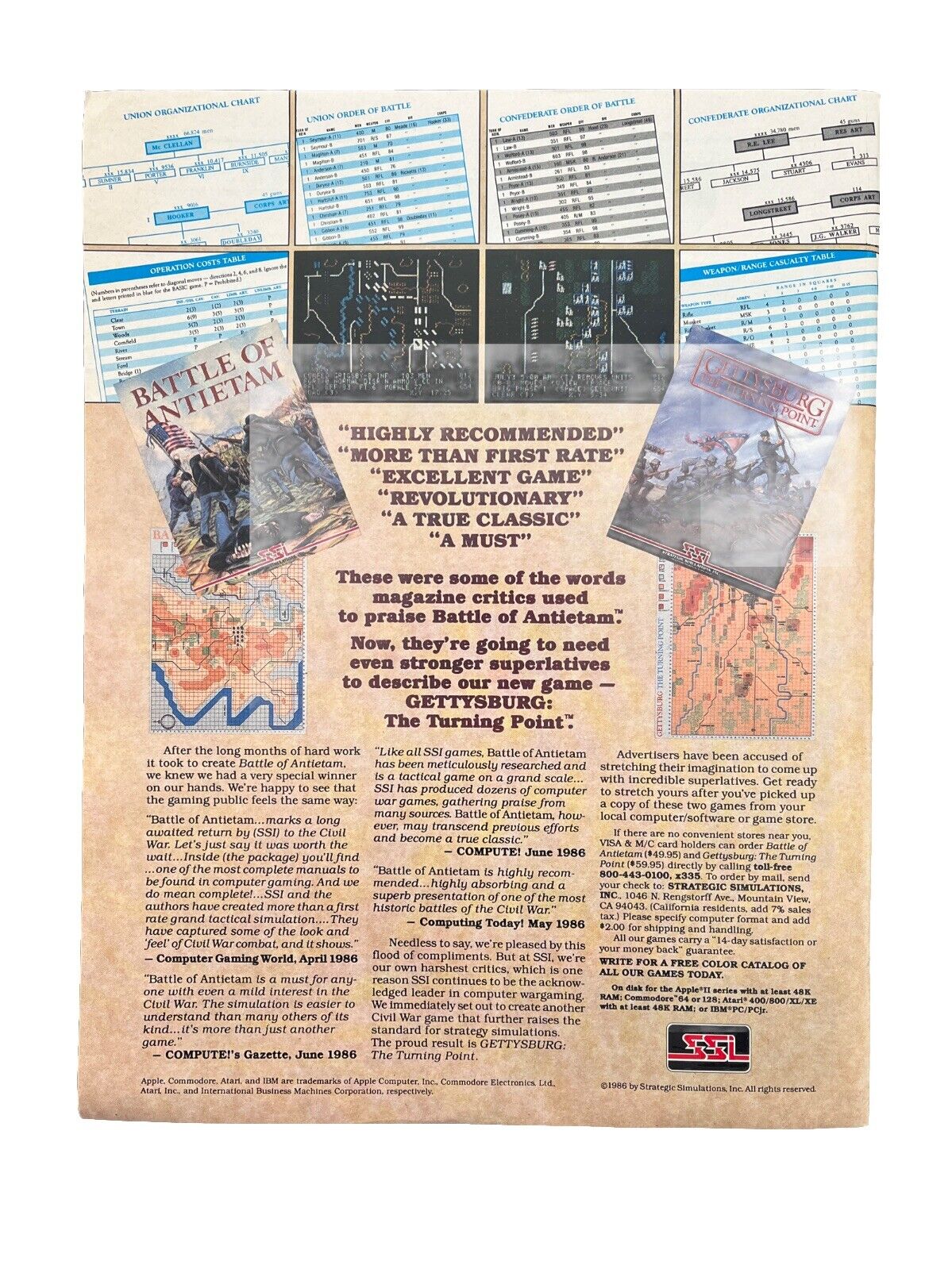 Strategy & Tactics Historical Wargame Magazine #108 1986 Remember the Maine