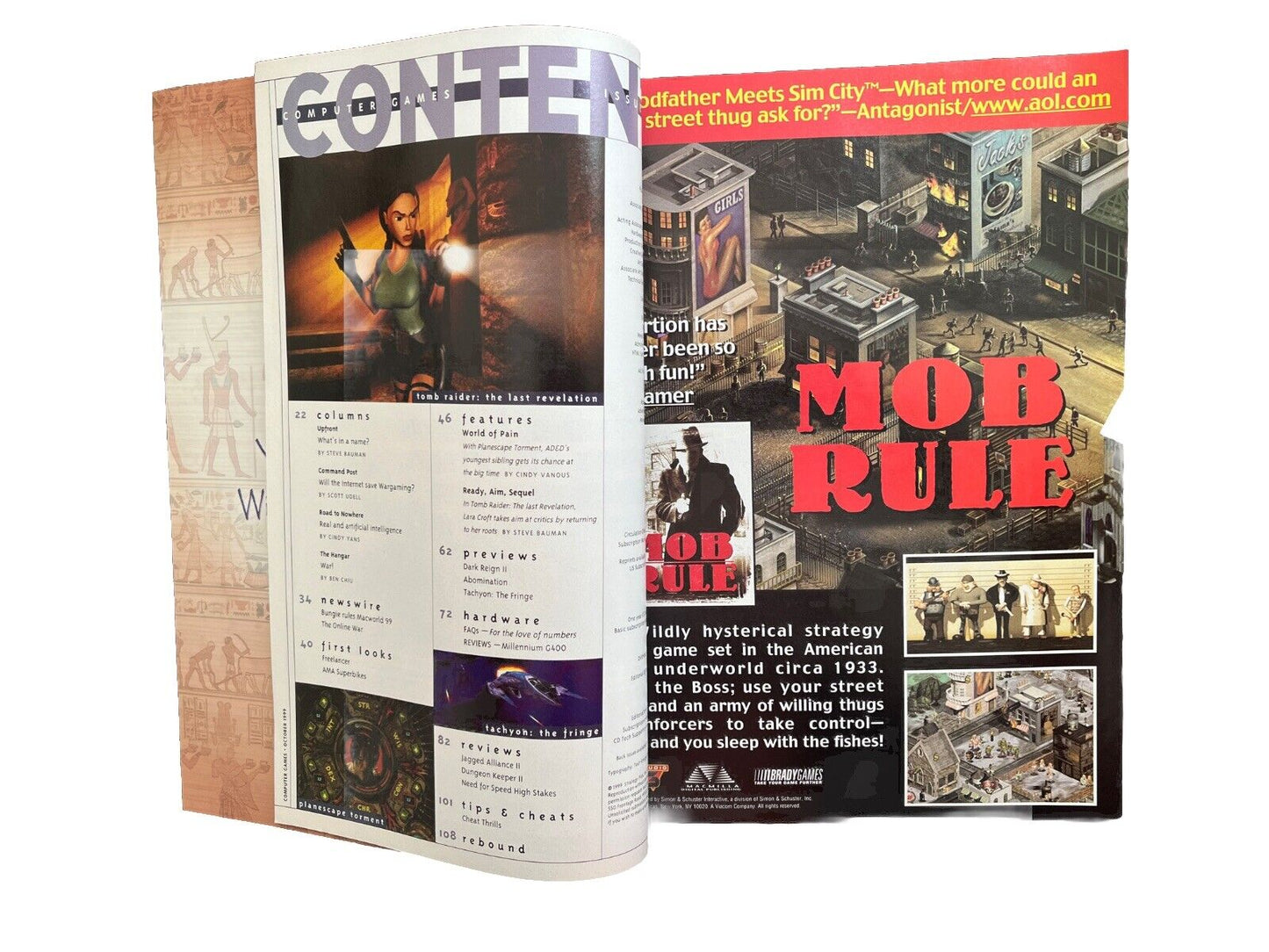 Vintage Computer Games Strategy magazine #107 October 1999 TOMB RAIDER
