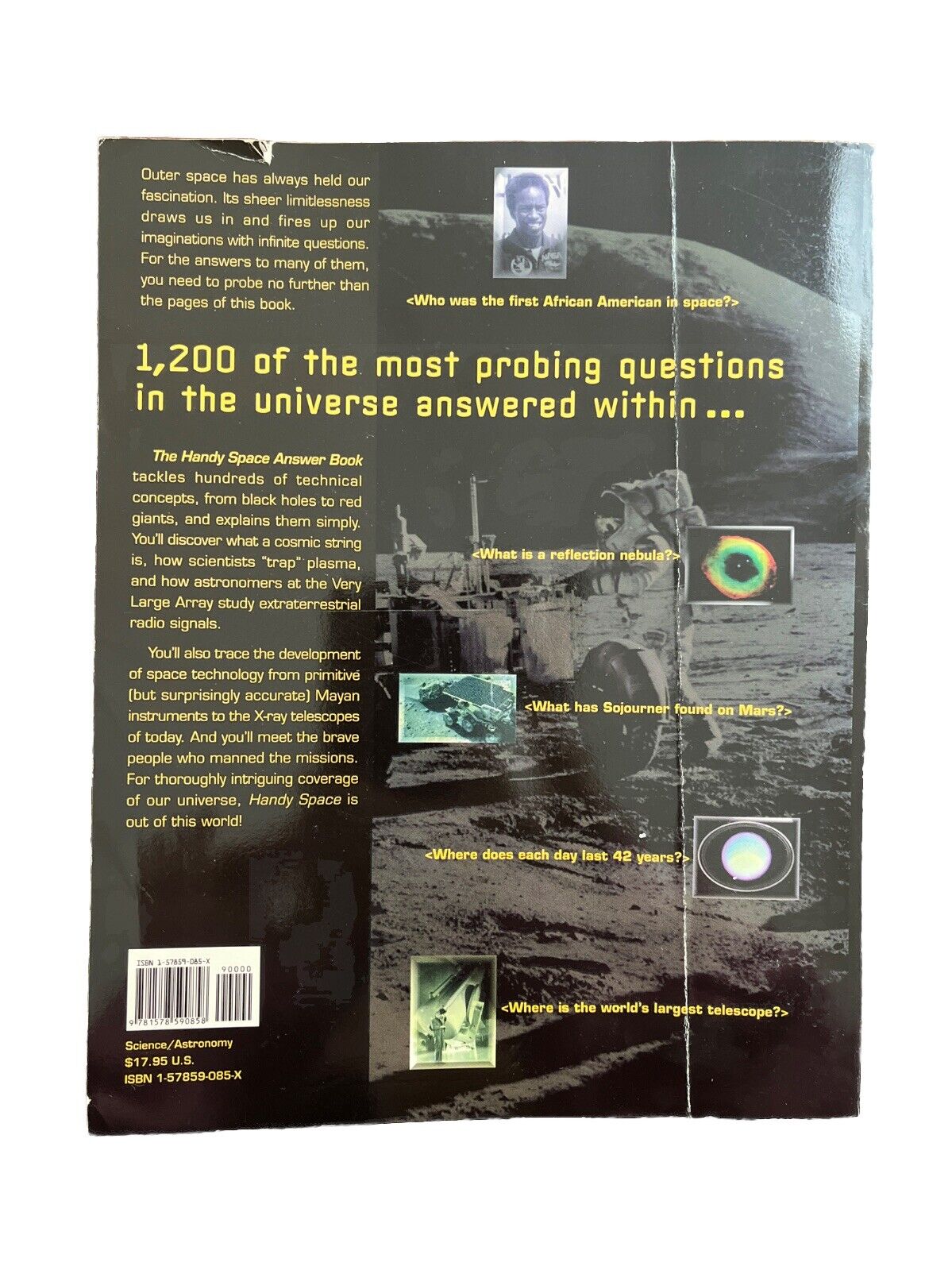 The Handy Space Answer Book by Diane L. Dupuis and Phillis Engelbert