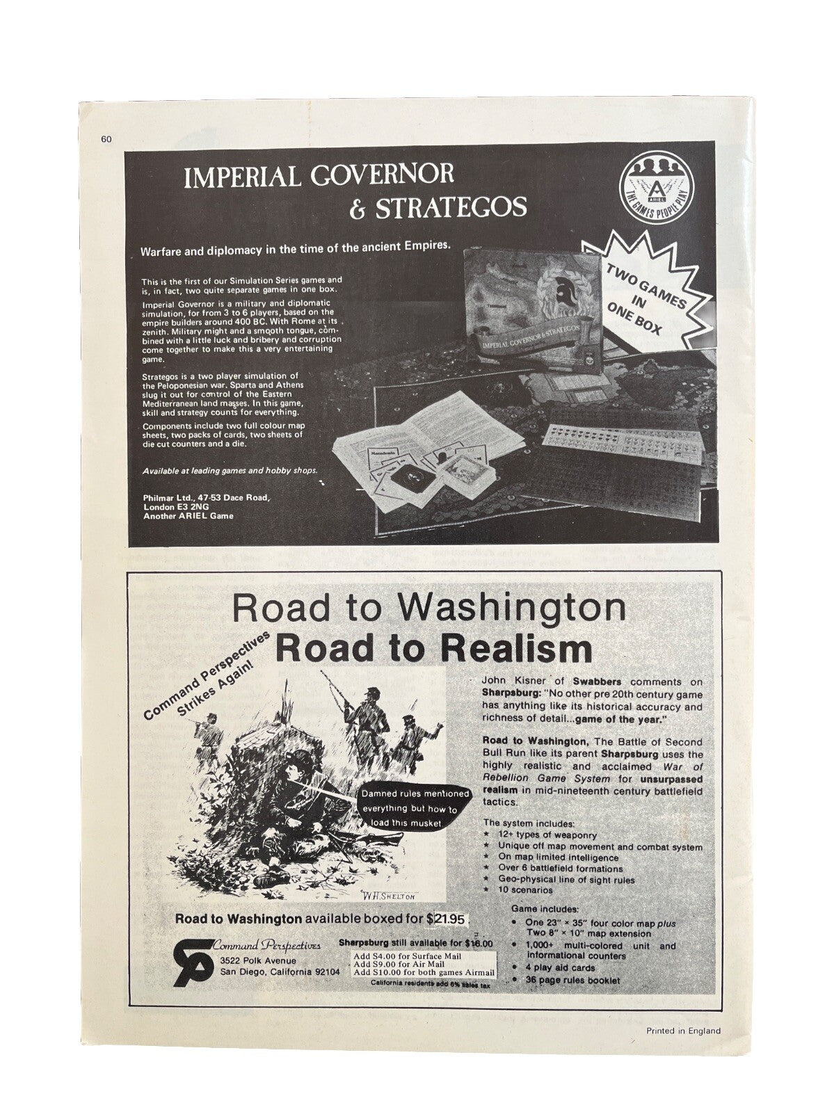 The Wargamer History Board Wargamers’ Magazine #12 Aces High War In The Air 1914