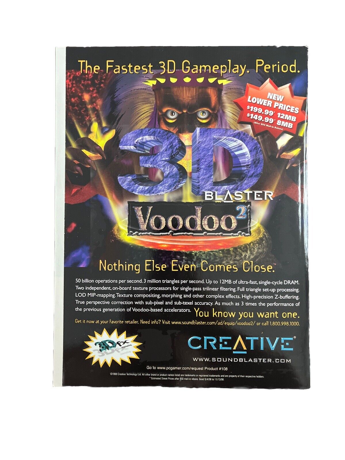 Collectable PC GAMER Magazine Vol.5 No.10 October 1998 - The 50 Best Games Ever!