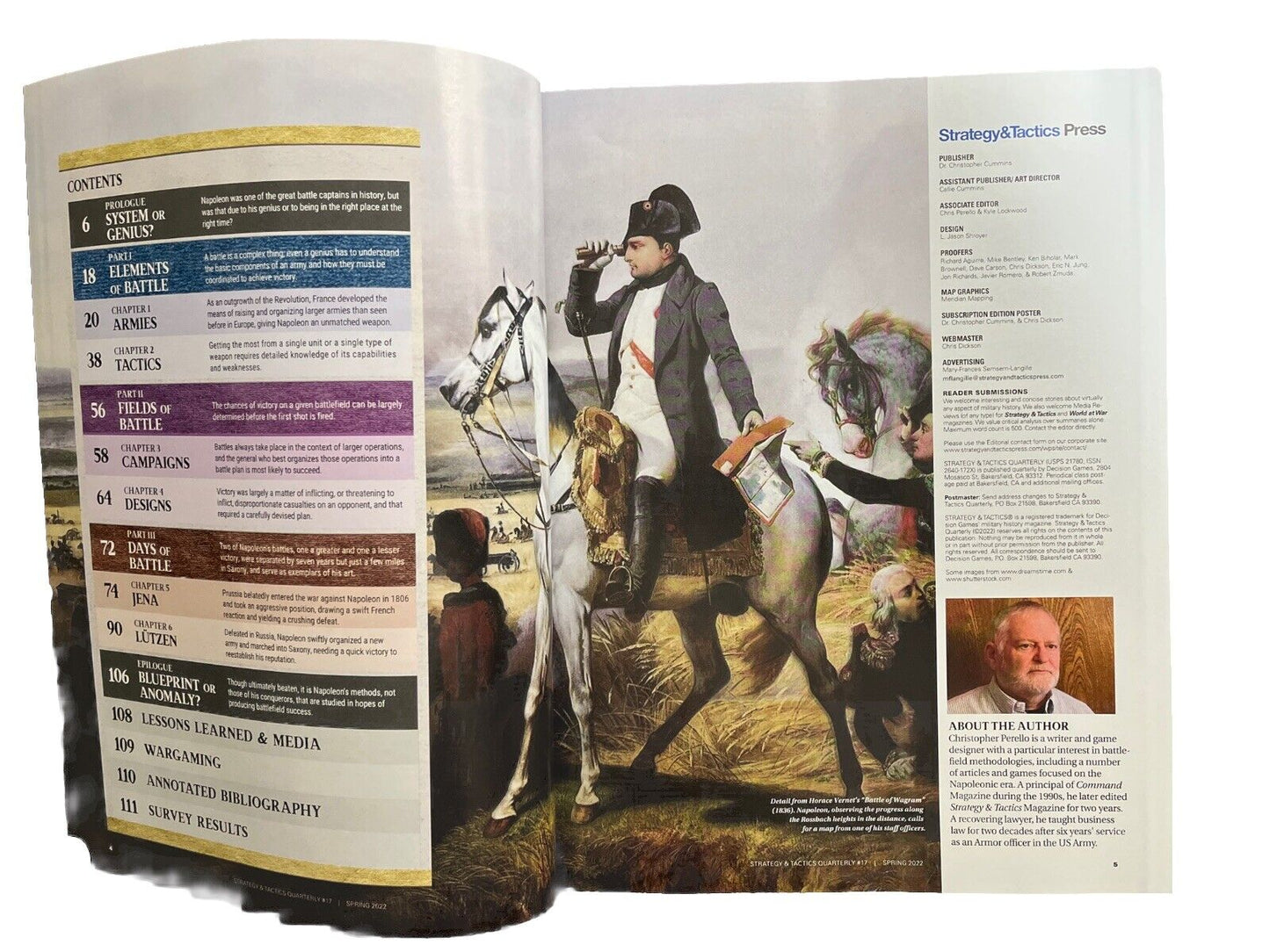 Decision Games Strategy & Tactics With The War Map #17 Napoleon's Art of Battle