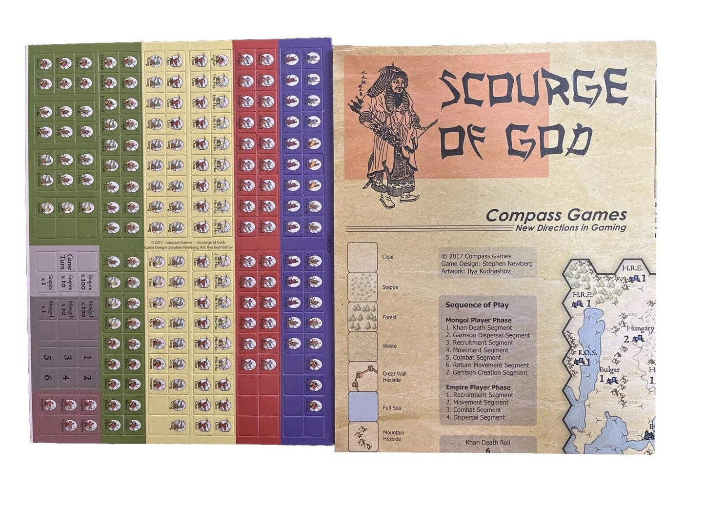 Vintage Historical Compass Paper Wars Magazine #88 Winter 2018 - Scourge of God