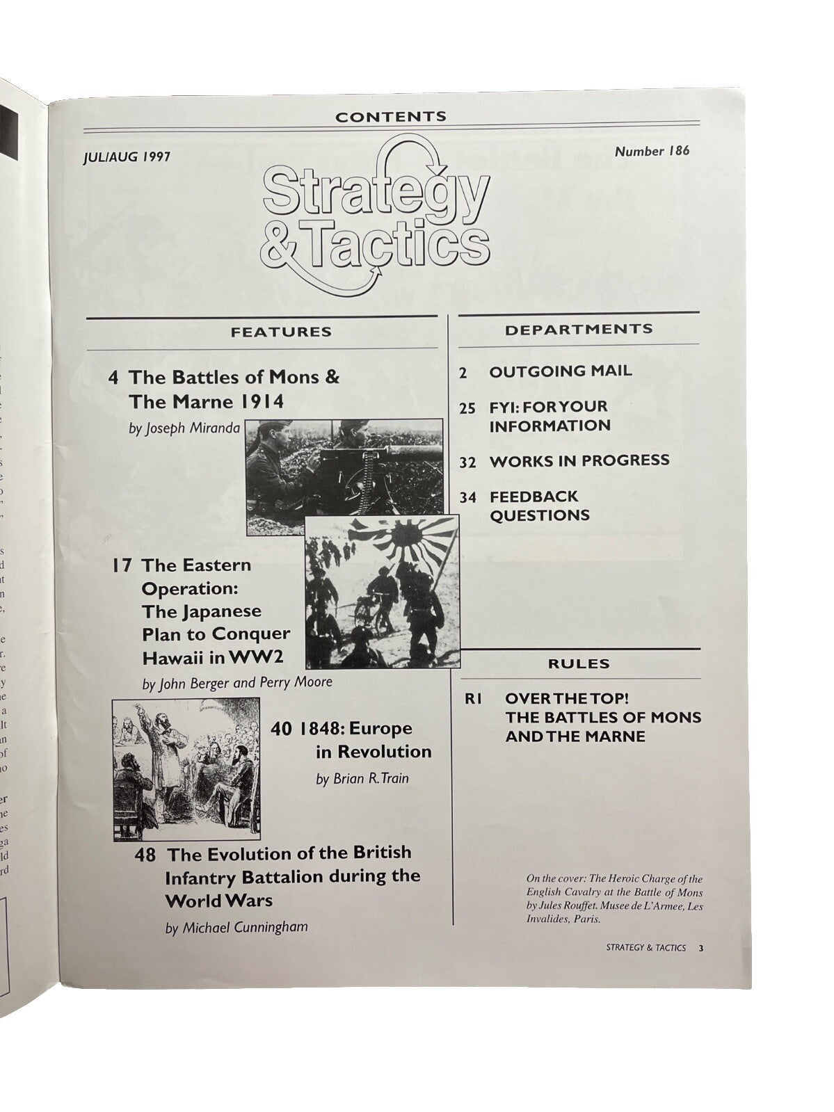 Strategy & Tactics Mag #186 Over The Top! The Battles Of Mons & The Marne 1914