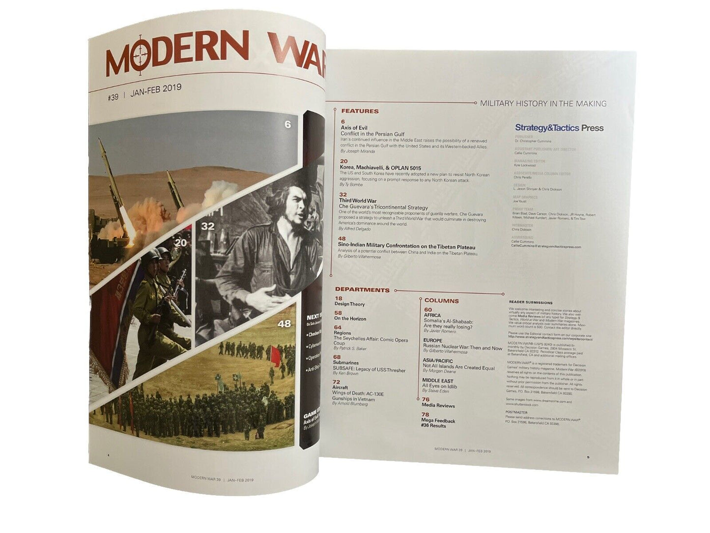Modern War Magazine #39 With Military Historical Board Game - Axis Of Evil
