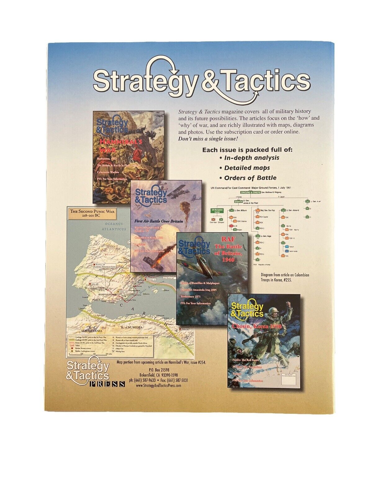 World At War Magazine #3 With Military History Board Game - The Bulge