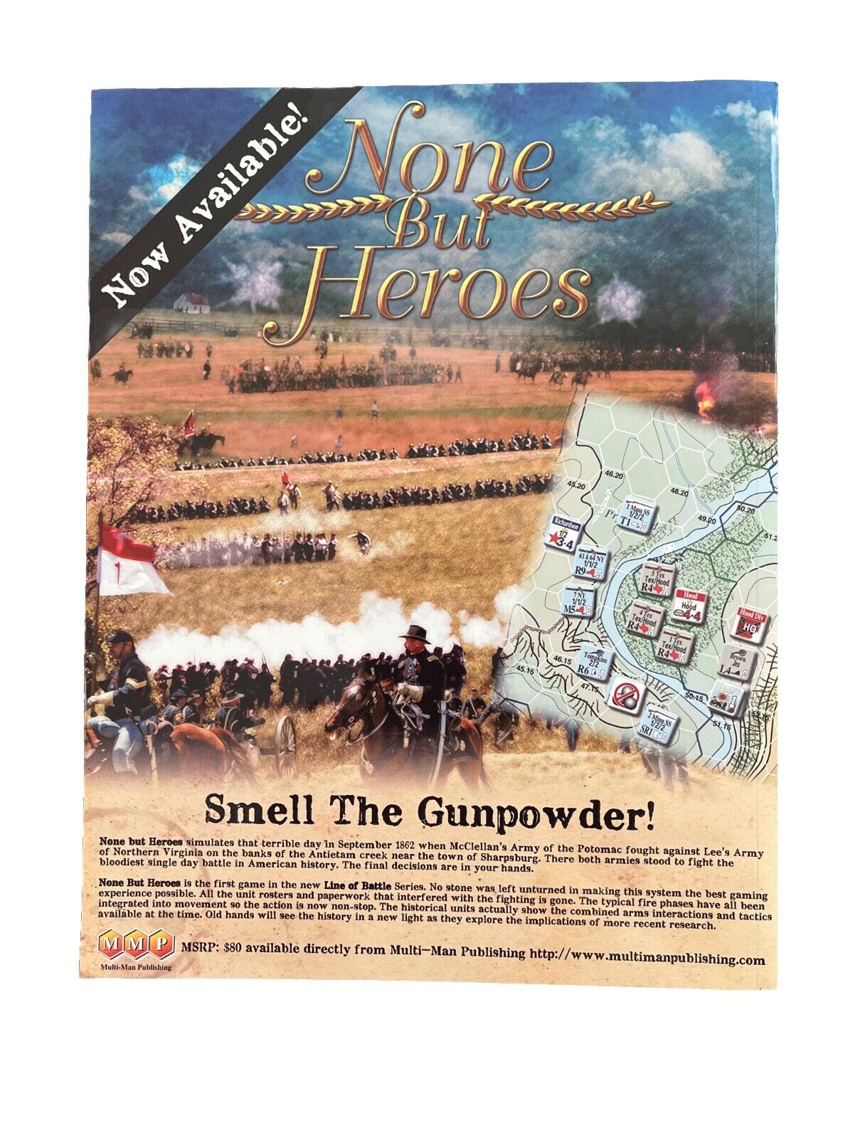 Battles Wargame Magazine Includes Complete Historical Board Game #8 Wagram 1809