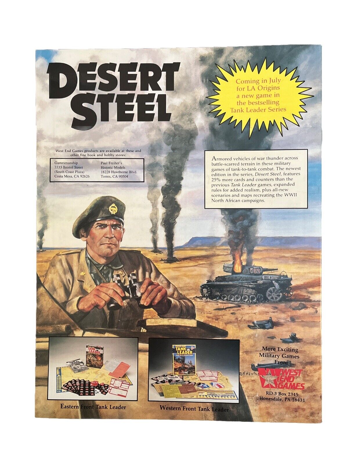 Classic Strategy & Tactics Historical Wargame Magazine #128 Africa Orientale