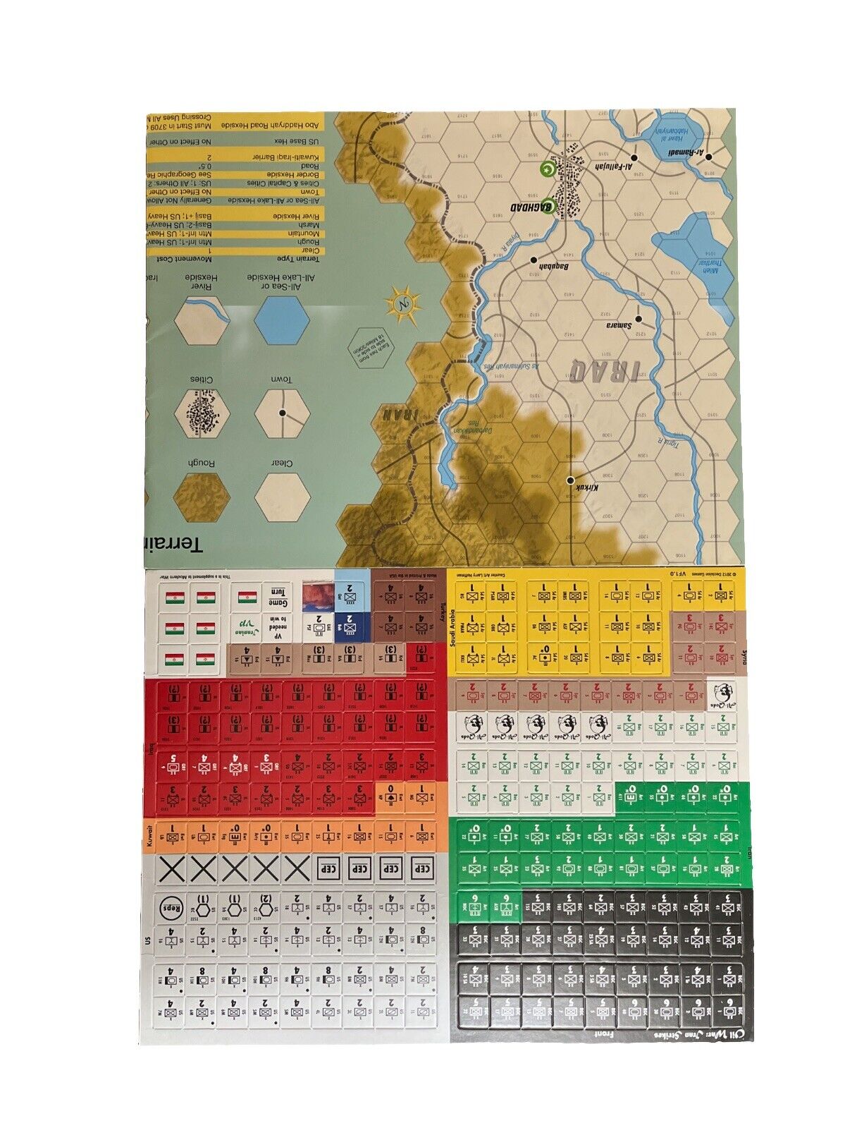 Decision Games Modern War Magazine #2 With Tabletop Game - Oil War: Iran Strikes