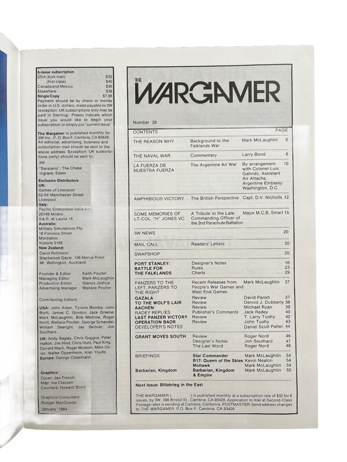 The Wargamer Military History Magazine #28 Port Stanley Battle For The Falklands