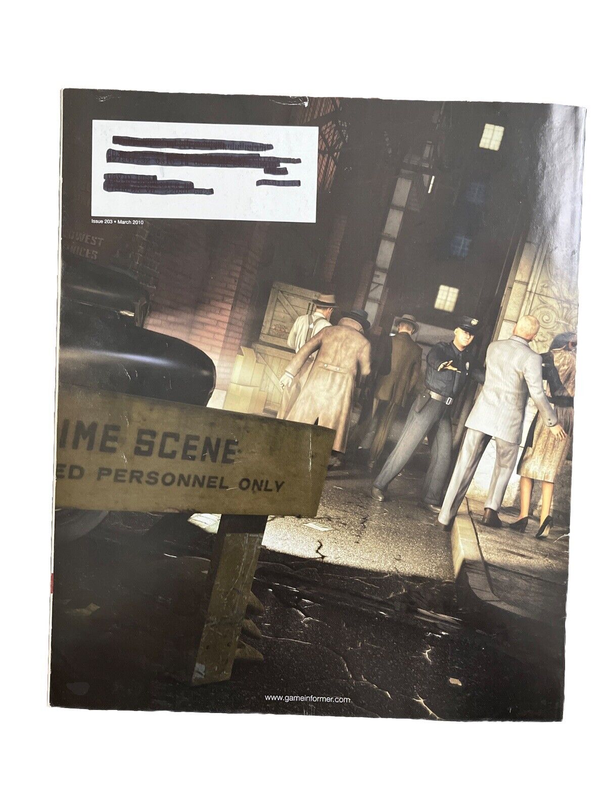 Game Informer Collectable Video Game Magazine #203 March 2010 L.A. Noire Cover