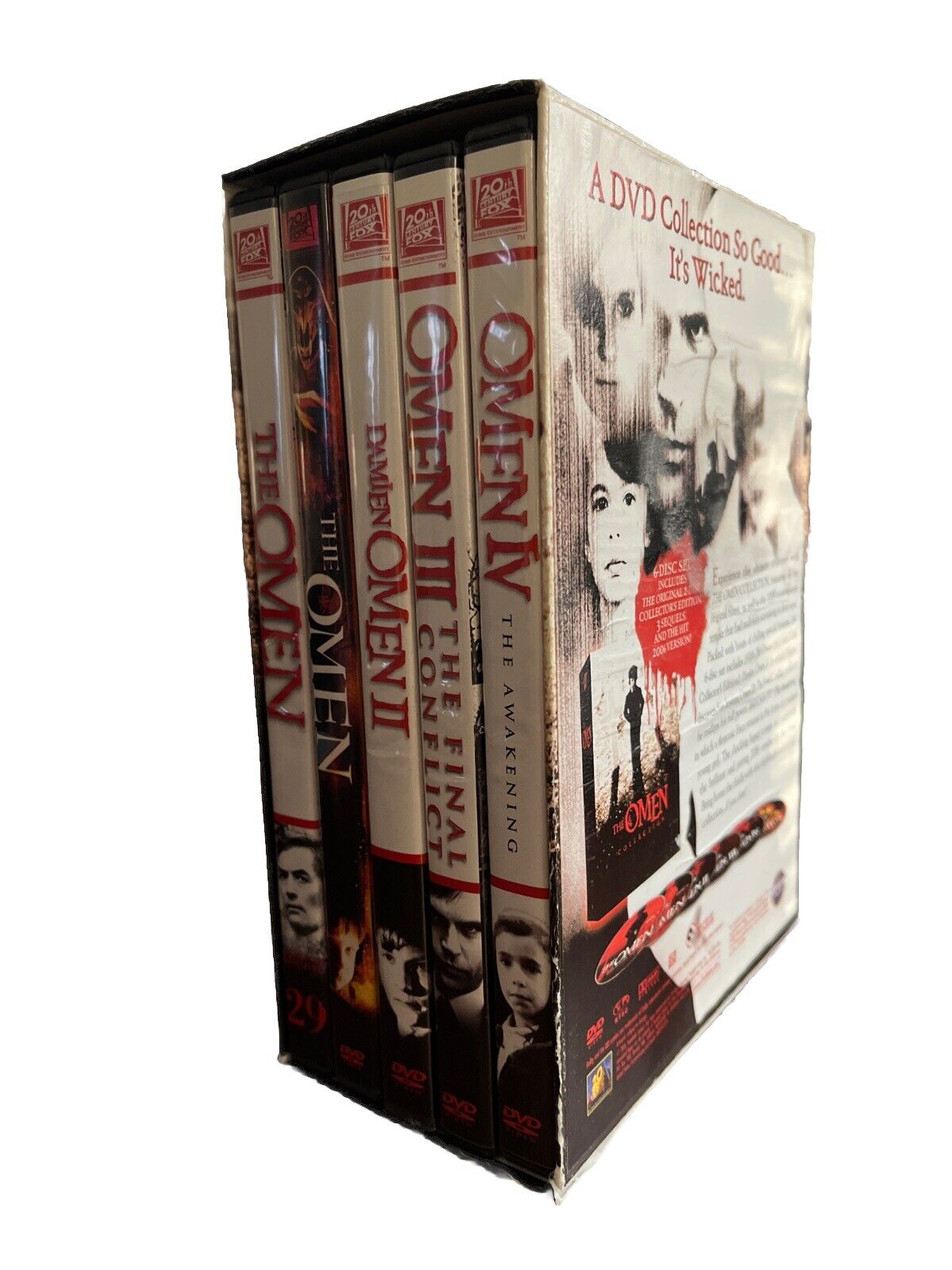 Classic Collectable Horror Story Shows The Omen Collection 6 DVD Box Set