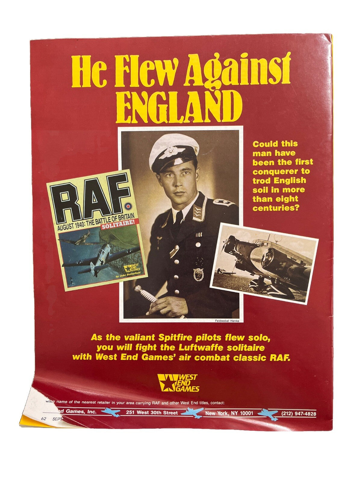 Wargamer Military History Collectable Magazine Vol.2 #22 A House Divided