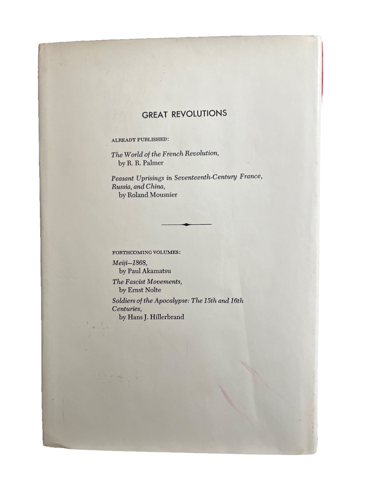 The World Of The French Revolution by R. R. Palmer Collectable History Book