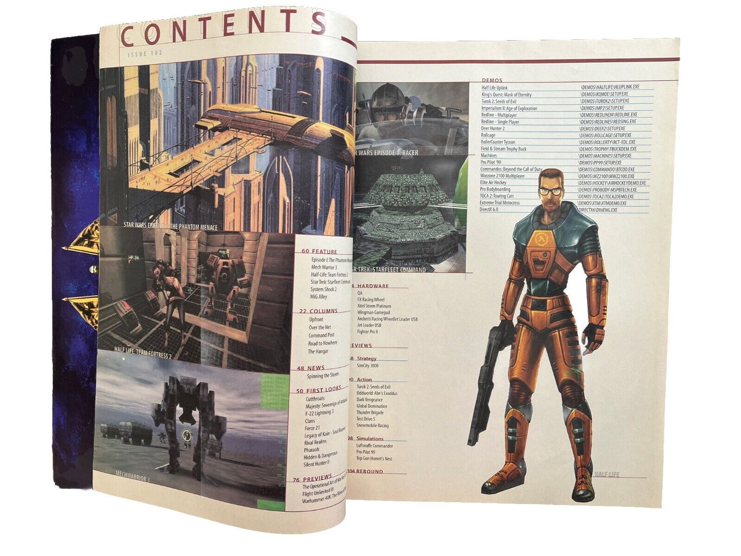 Vintage Computer Games Strategy Plus Magazine #102 May 1999 Star Wars Episode I