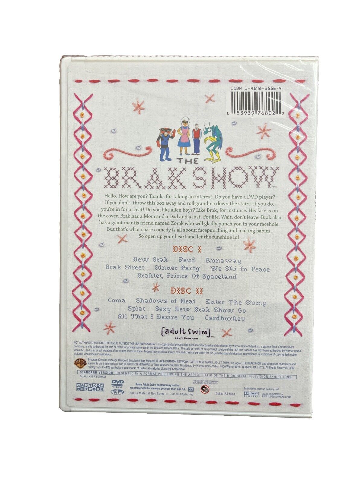 The Brak Show, Volume 2 (DVD) 2 Disc Set Adult Swim Rare OOP Space Ghost