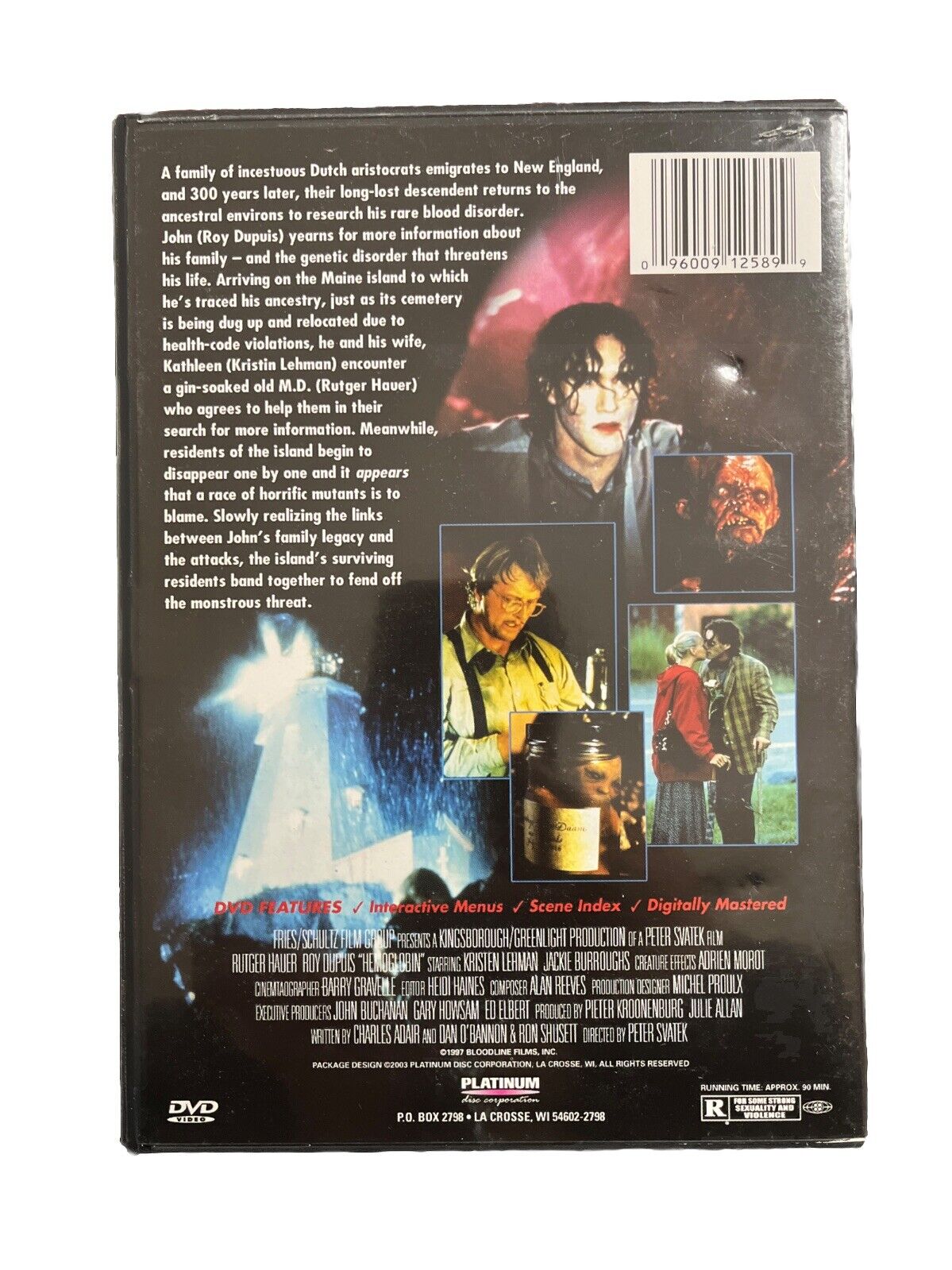 Classic Collectable Scary Movie Hemoglobin (DVD, 2003)