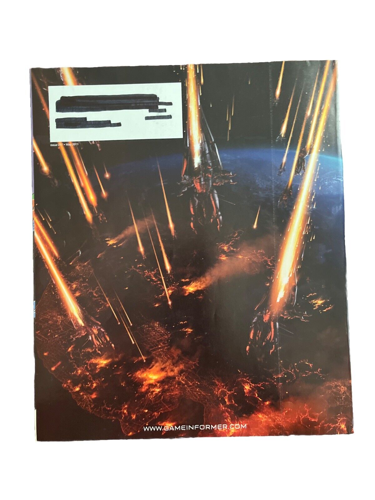 Game Informer Collectable Video Game Magazine #217 May 2011 Mass Effect 3