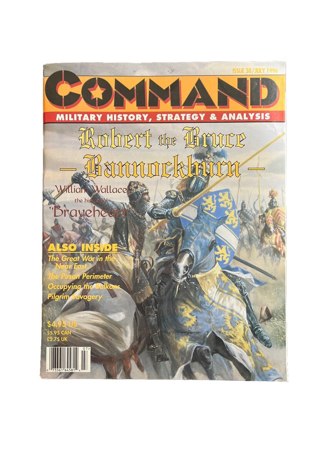 XTR Collectable Command Magazine #38 July 1996 - Robert The Bruce Bannockburn