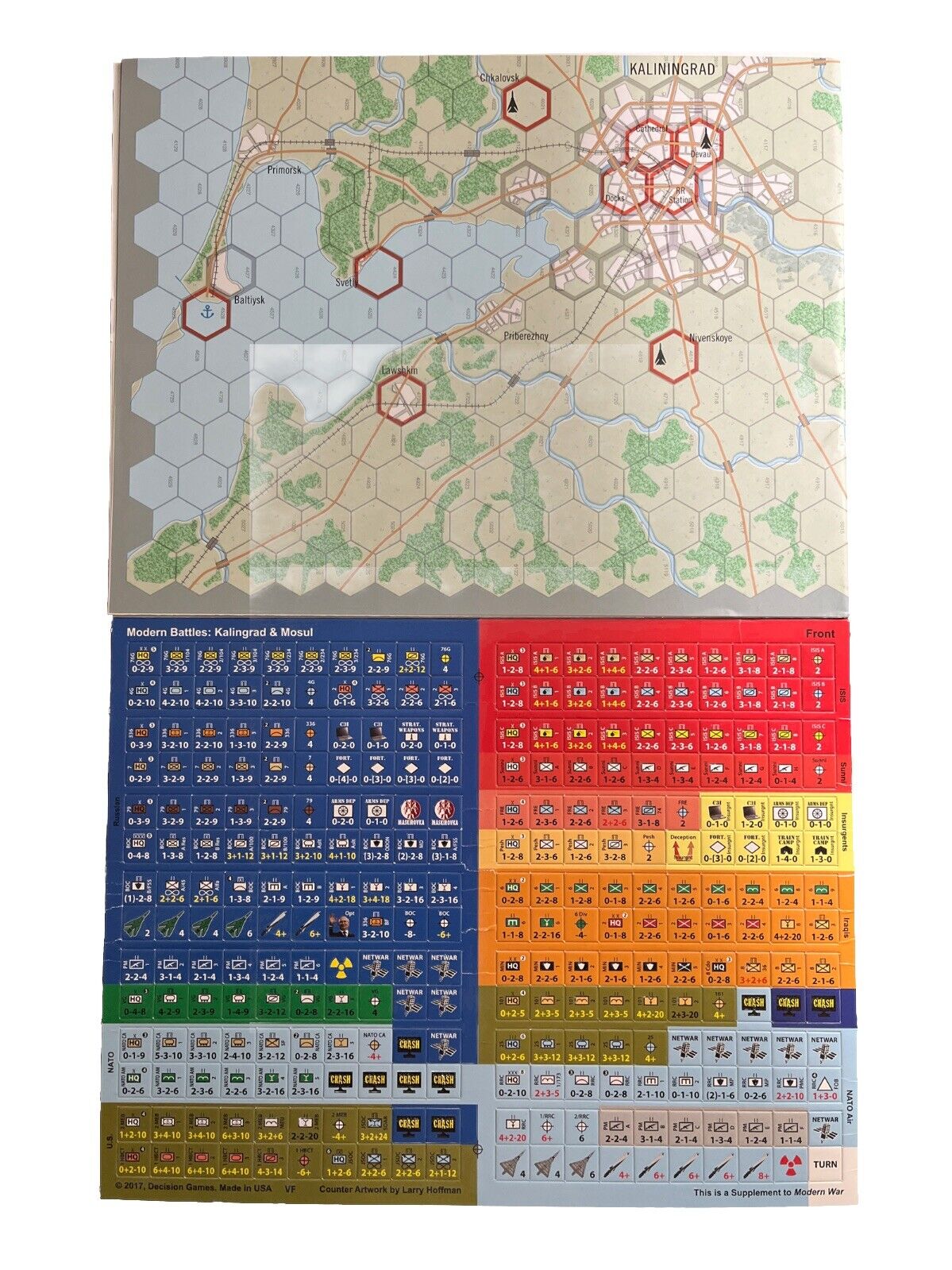 Modern War Magazine #27 With Military Board Game - Crisis: Kalingrad & Mosul