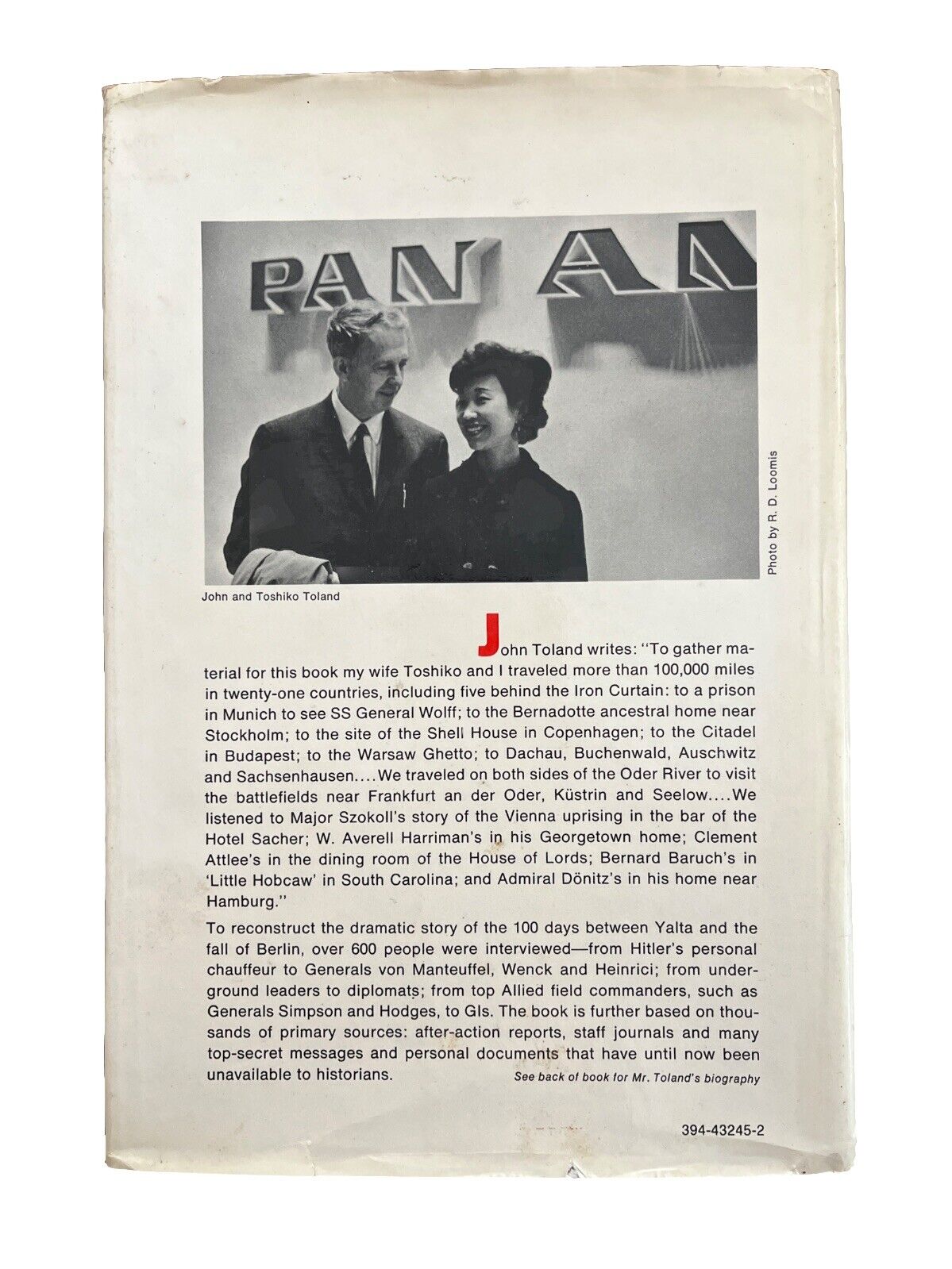 Classic Collectable Book The Last 100 Days HC/DJ by John Toland WW2 in Europe