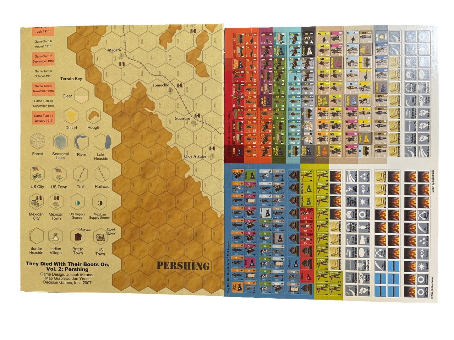Strategy & Tactics Magazine #242 With Board Game-Pershing Pursues Pancho Villa
