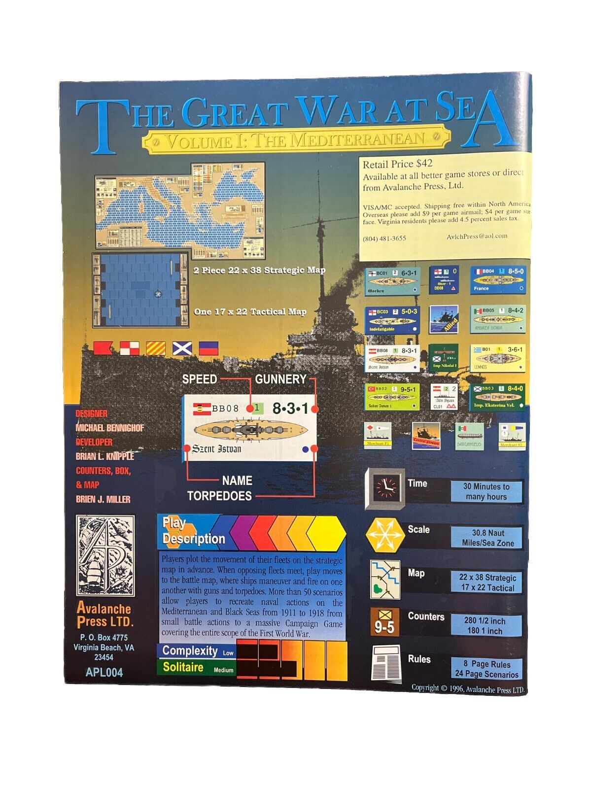 Strategy & Tactics Tabletop Wargame Magazine #181 The Fall Of Rome