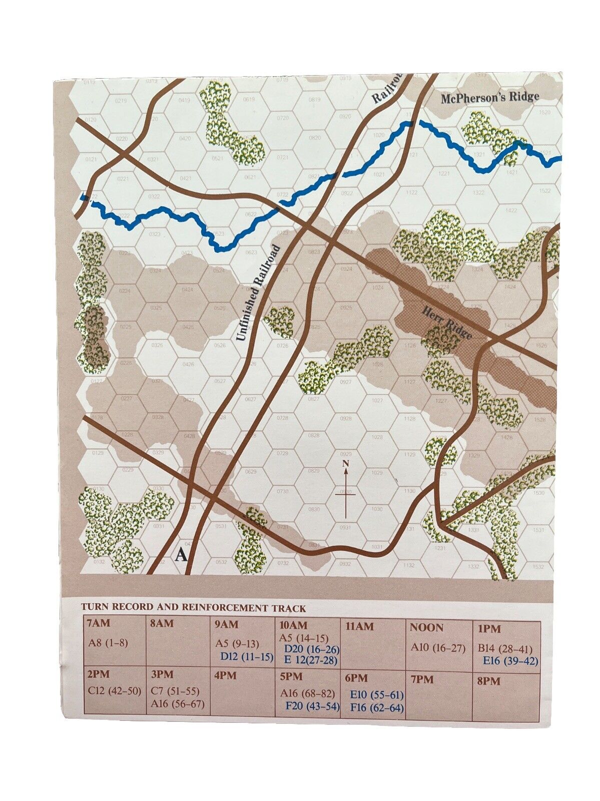 The War Gamer By 3W #25 - Never Call Retreat The First Day At Gettysburg 1863