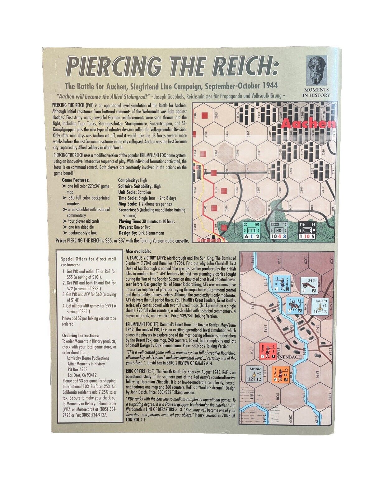 The Canadian Wargamers Journal Magazine #42 Winter 1995 Vol.9 Famous Victory