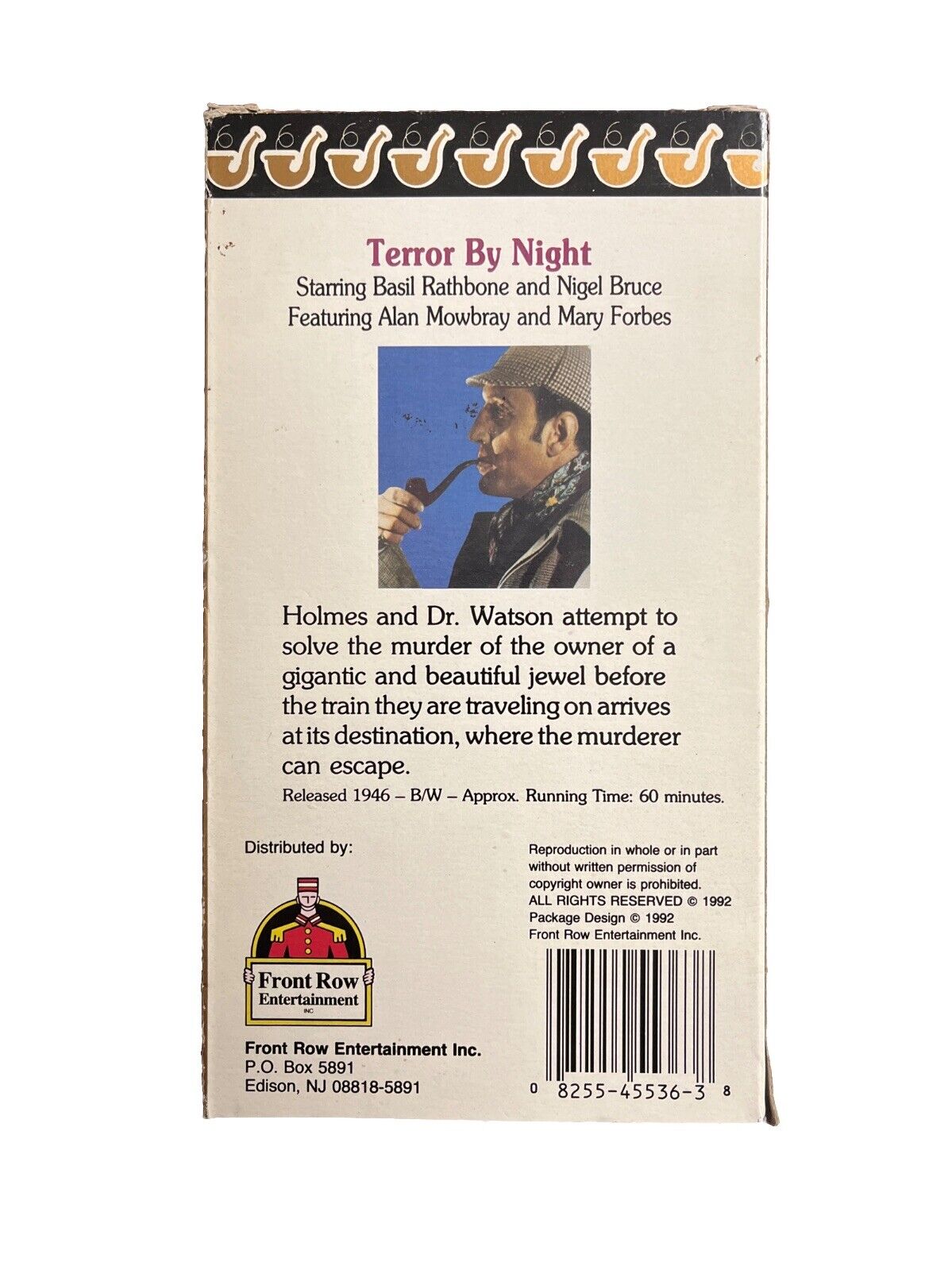 Classic Collectable Mystery Detective Show Sherlock Holmes VHS 3 Lots 1992