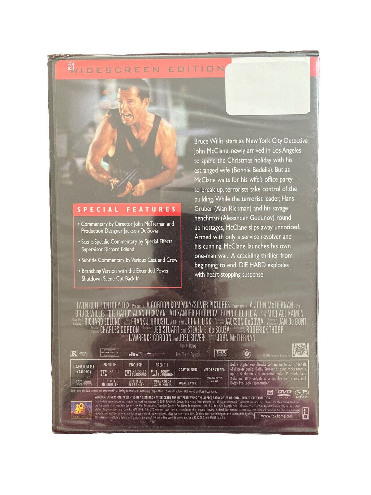 Classic Action Movie Die Hard (DVD, 2004) Bruce Willis