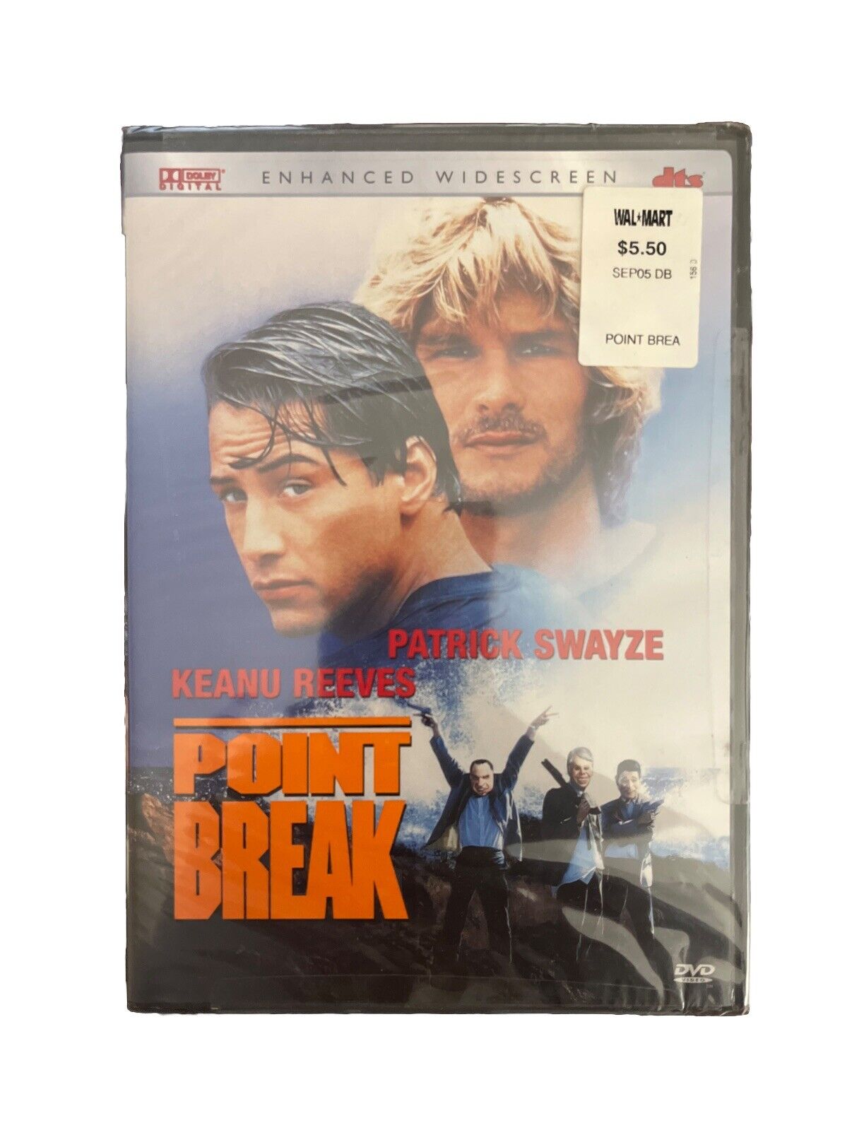 Vintage Collectable Adventure Movie Point Break (DVD, 2001) Swayze Reeves
