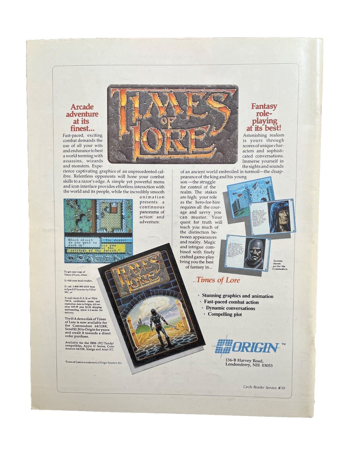 Computer Gaming World Adventure Games Magazine #59 1989 Activision’s Prophecy