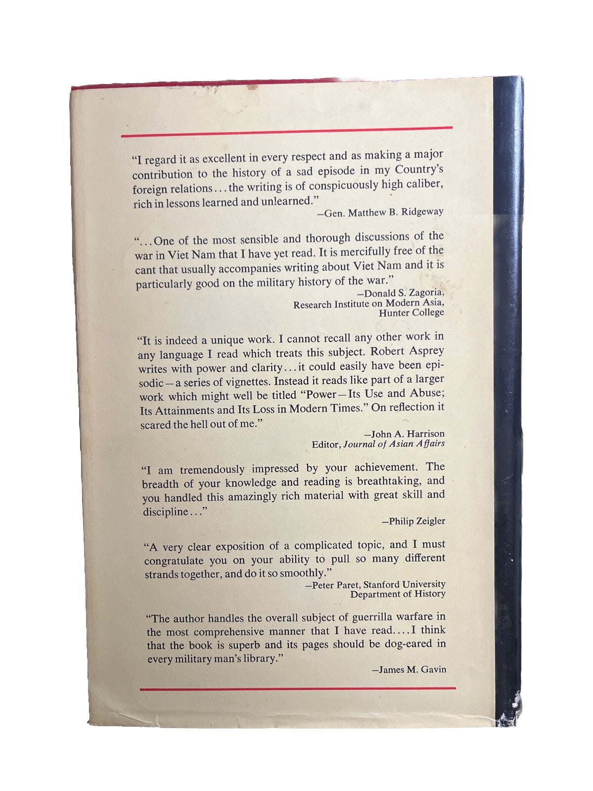 War In The Shadows: The Guerrilla in History Vol 1 Robert B. Asprey 1975