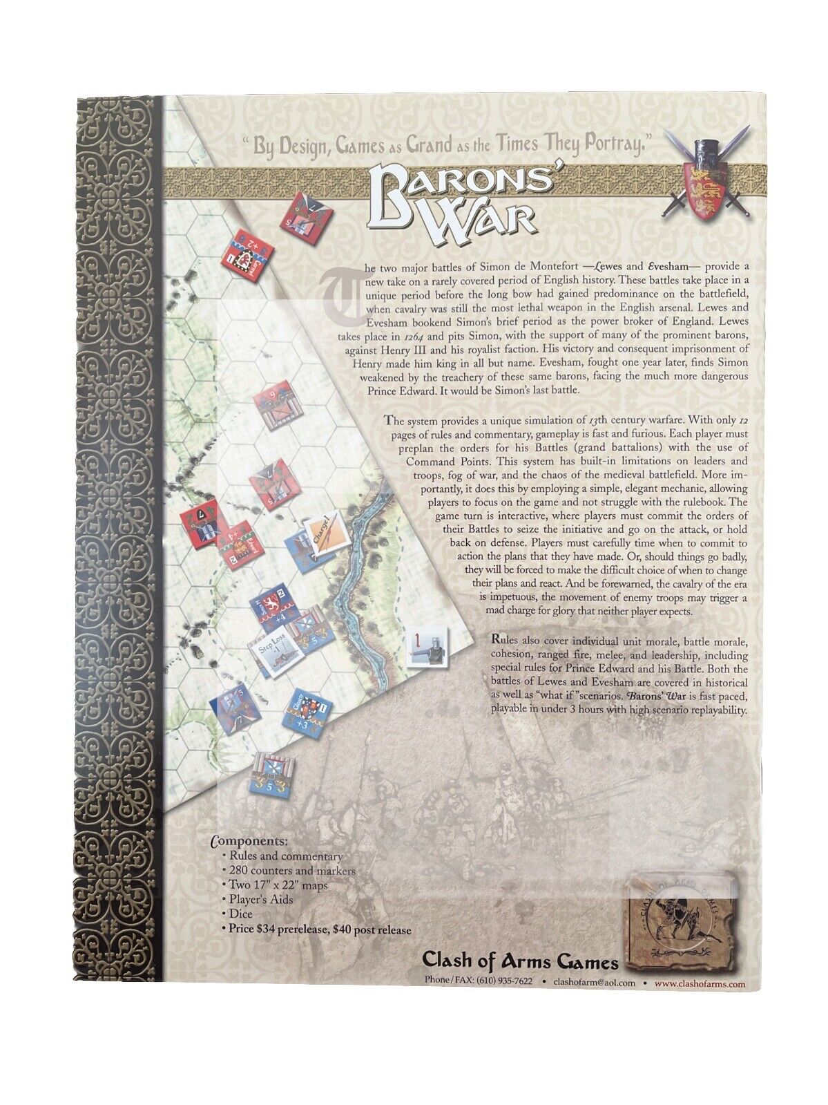 Collectable Against the Odds Wargame Strategy Magazine Vol.2 #1 North Wind Rain