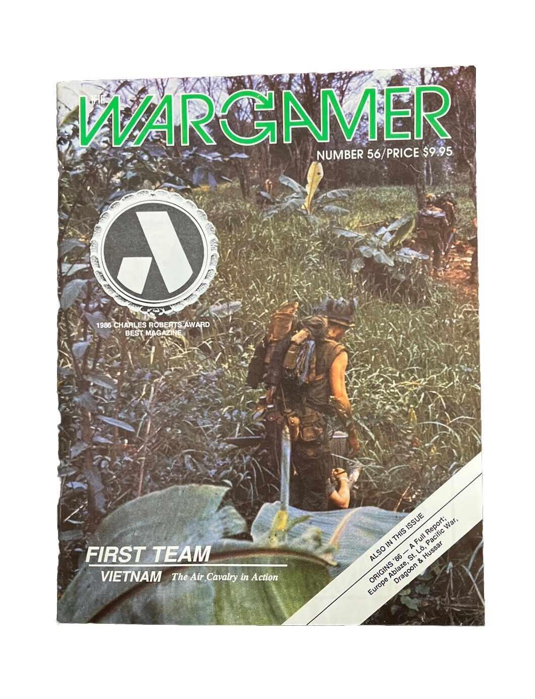 Vintage The WARGAMER Magazine #56 First Team Vietnam The Air Cavalry In Action