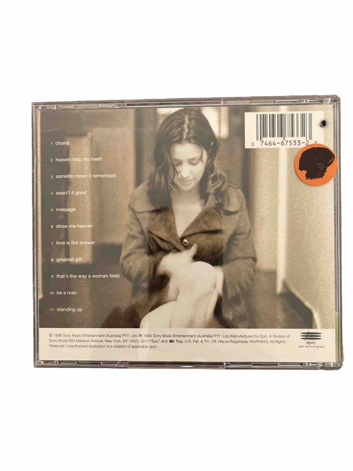 Tina Arena (1996 CD) Don't Ask