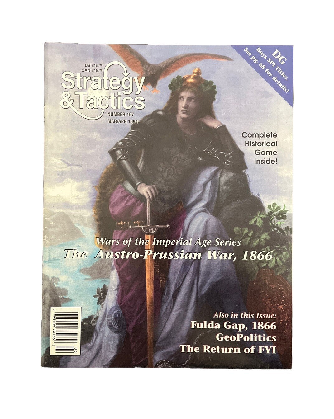 Strategy&Tactics Board game Wargame Magazine #167 The Austro-Prussian War 1866