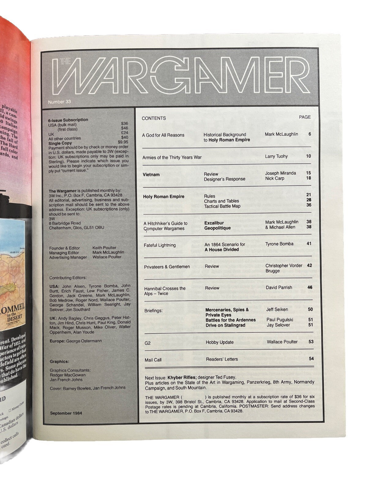 The Wargamer Military History Collectable Magazine #33 Holy Roman Empire