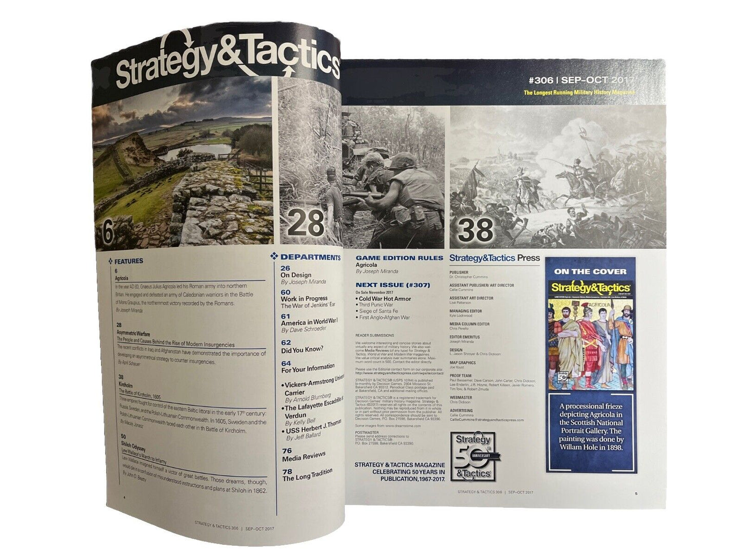 Strategy & Tactics War Games Magazine #306 With Historical Board Game - Agricola
