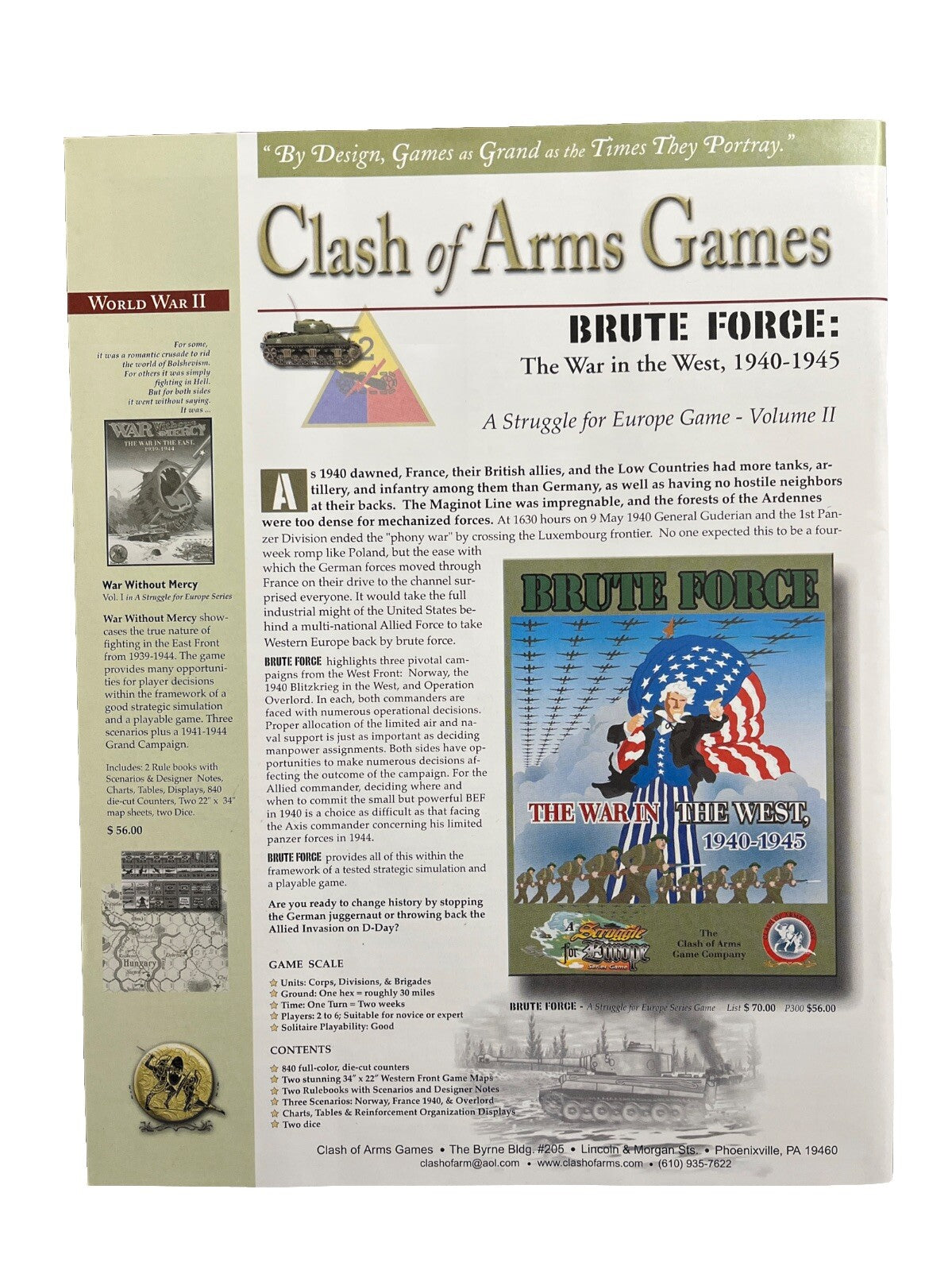 Collectable Against the Odds Wargame Strategy Magazine Vol 1 #3 Kesselschlacht