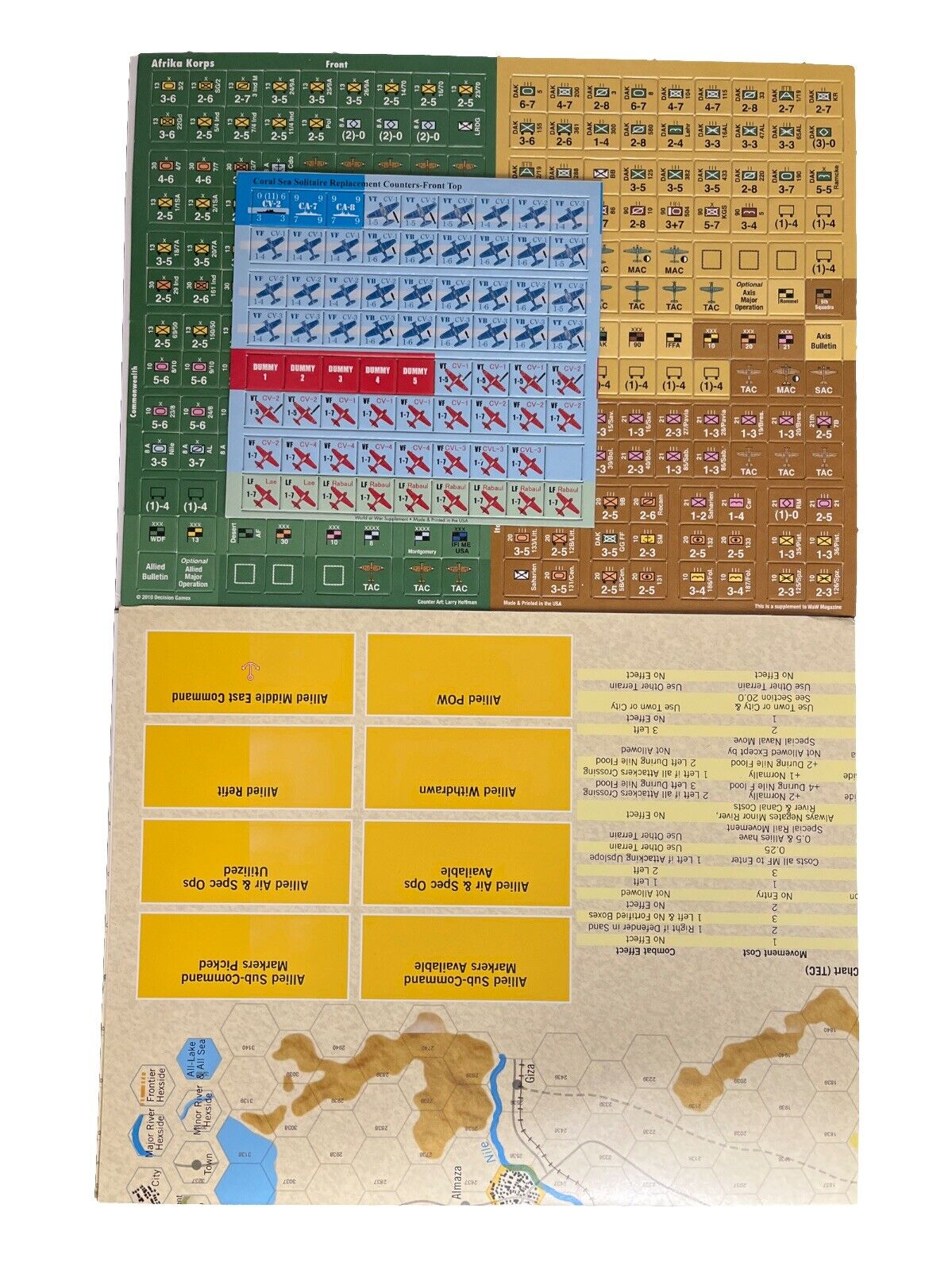 World At War Magazine #11 With Board Game - Afrikakorps Decision In The Desert