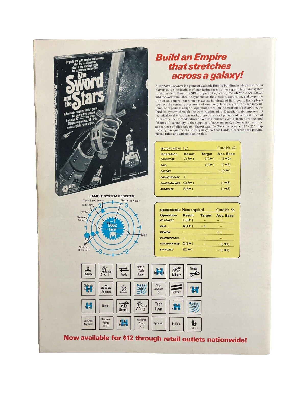 Collectable Vintage SPI Strategy&Tactics Wargaming Magazine #85 - Fighting Sail