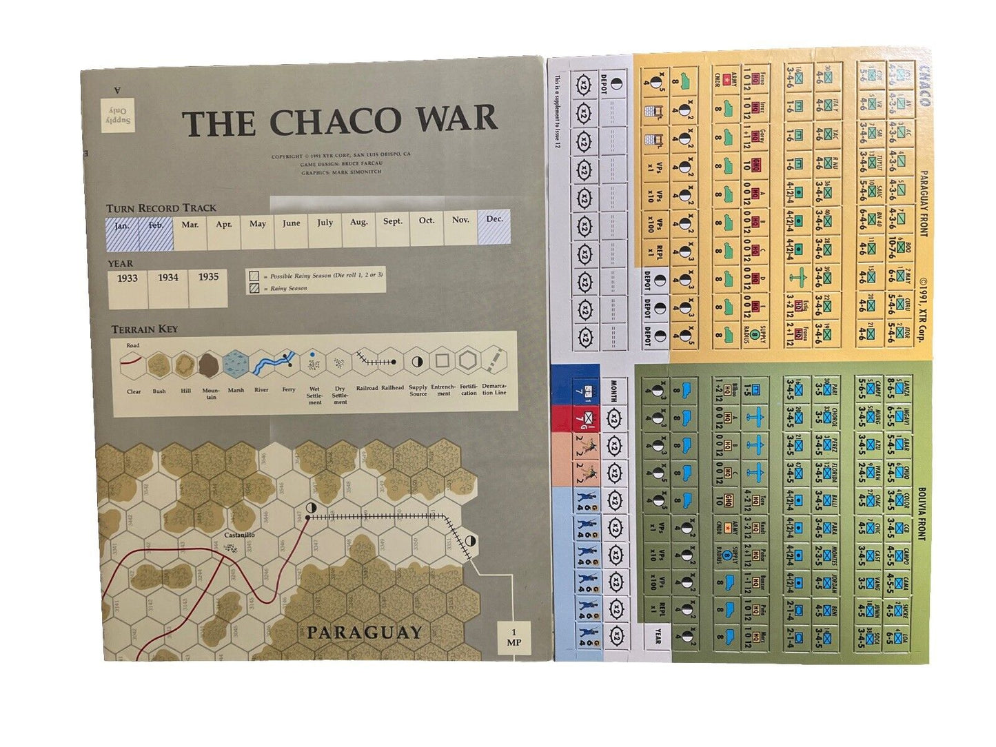 XTR Vintage Collectable Command Wargame Magazine #12 Sept-Oct 1991 - Chaco